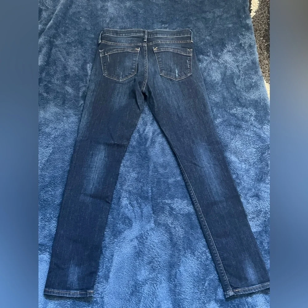 Express Super Skinny Mid Rise Size 4R Jeans - Picture 3 of 6